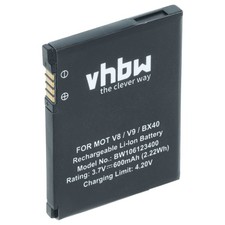 Akku für Motorola MOTO JEWEL MOTO U8 MOTO U9 MOTORAZR2 V9 MOTORAZR2 V9M 600mAh