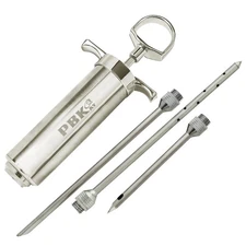 Heavy Duty Meat Injector 304 Stainless Steel - Seasoning Injector -... Fast Ship