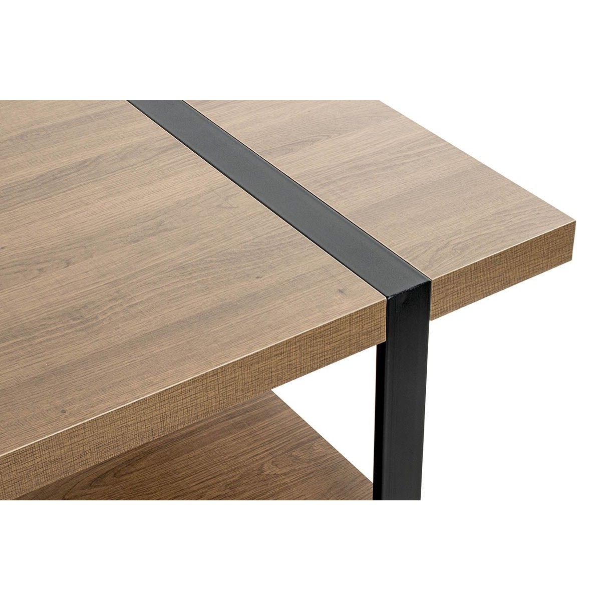 Table Basse de Caractère Miranda 120cm Finition Chêne Foncé Intense - 4