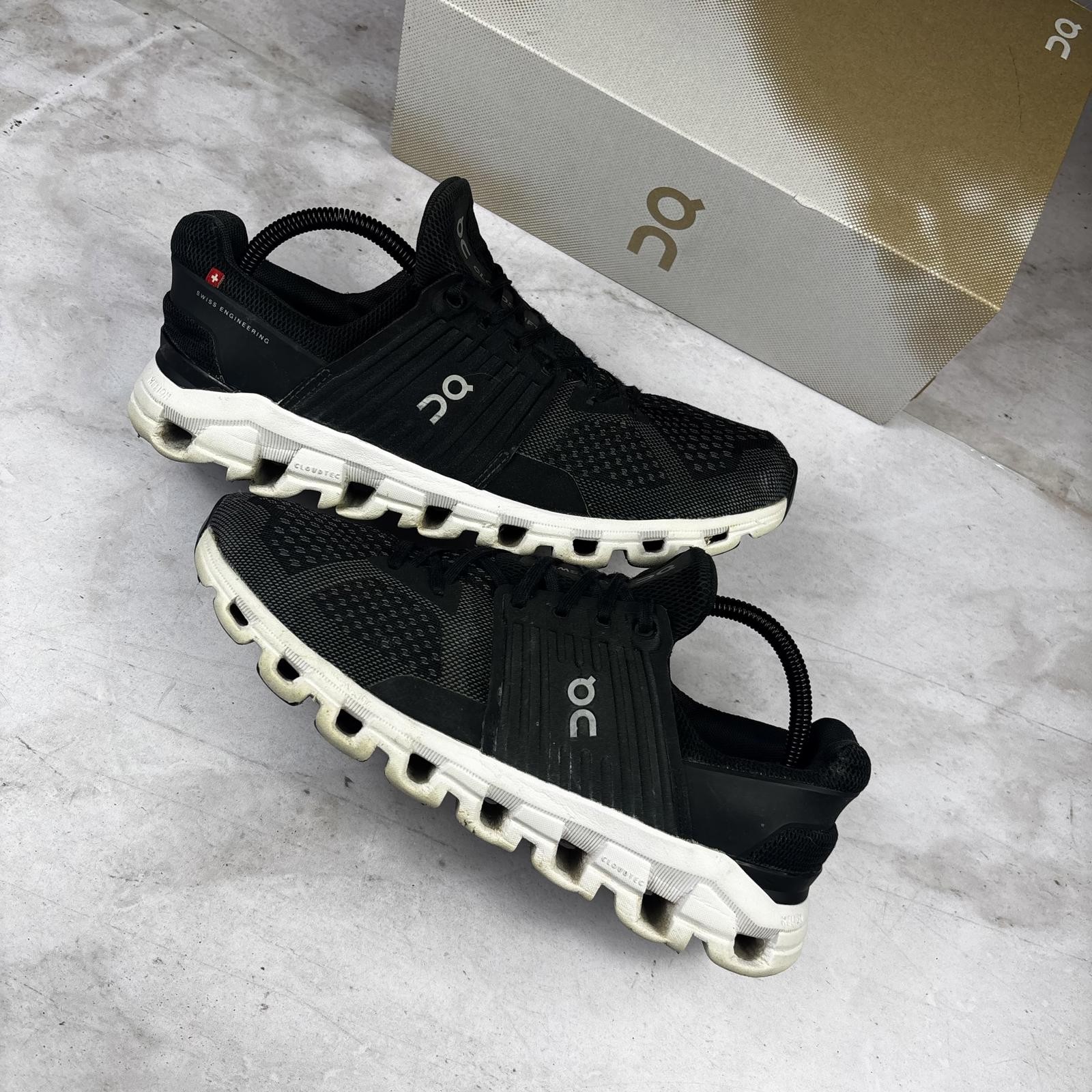 On Running CloudSwift Black White Size UK 8.5 RRP £140 image 2
