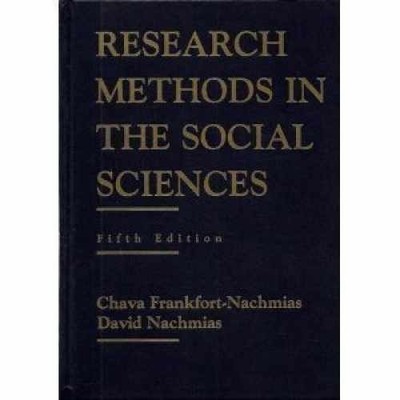 Research Methods - Hardcover, by Frankfort-Nachmias Chava; Nachmias - Acceptable