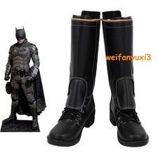 The Batman 2022 Batman Shoes Cosplay Men Blac...