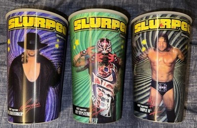 WWE 2009/2010 HHH Rey Mysterio Summer Slam 7 Eleven Super Big Gulp Wrestling