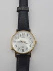 Vintage Timex Easy Reader Watch Men Indiglo Gold Tone New Battery Working