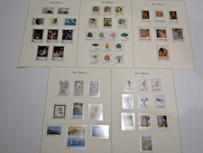 SAINT MARIN LOT 53 TIMBRES NEUFS** DE 1979-80. BONNE VALEUR