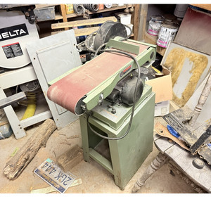 Machinist Belt Sander Woodworking Equipment Green
