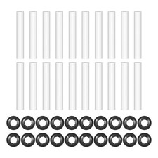 20 Sets Garage Door Hinge Quiet Roller Sleeves,11mm ID 80mm Length Roller6864