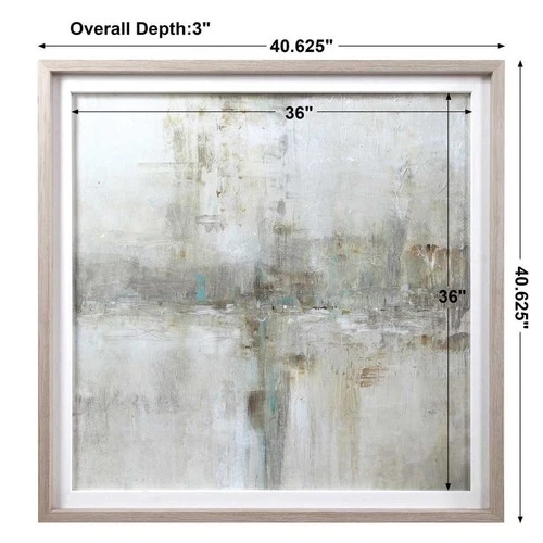 Uttermost UT-41597 Essence Framed Print in Light Grey with Wood Frame - Picture 6 of 6