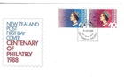 New Zealand Comm/First Day Covers - Cent of Phillately 1988 - 1988 (NZ340)