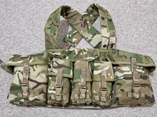 British Army Issued MTP Chest Rig, Chest Webbing,