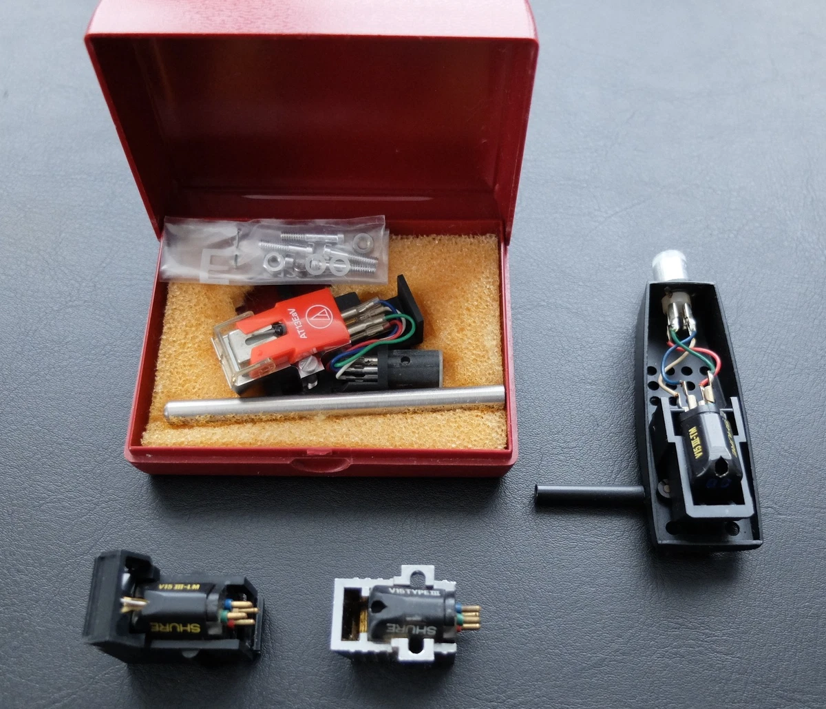 CARTOUCHE SHURE V15 Type III MM avec stylet d'origine cartouche phono vintage EUR 222,51 - FR