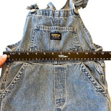 Vintage OshKosh B'gosh Kids Denim Overalls Size 4T Blue Casual Carpenter Y2K