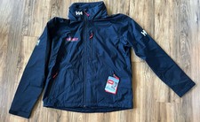 Helly Hansen Crew Hooded Jacket Navy Blue Dis...