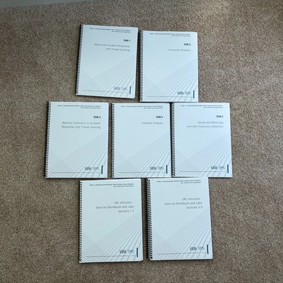 GIAC GCFA - SANS FOR508 - Incident Response & Hunting - Books - 2026