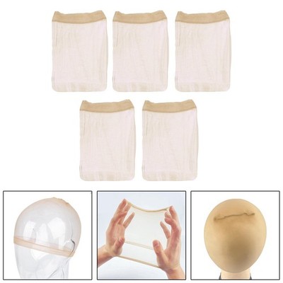 10x Perückenkappe für Lace Front Perücken elastisch Netz Perückenkappe dehnbar weich geschlossen
