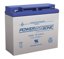 Power Sonic 12v 18Ah Sealed Lead Acid Battery - Flame Retardant (T12/M5 Terminal