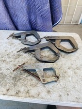 LOT OF 3-6" & 1-4" KANT TWISTS MACHINIST/WELDING CLAMPS Made in USA