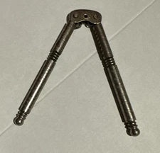 5" Steel Spring Nutcracker Vintage 1940's Classic Standard Metal Nut Cracker