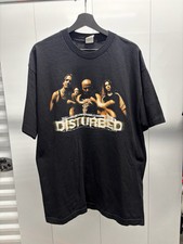 Vintage 2000 Disturbed Band Concert Shirt XL Giant