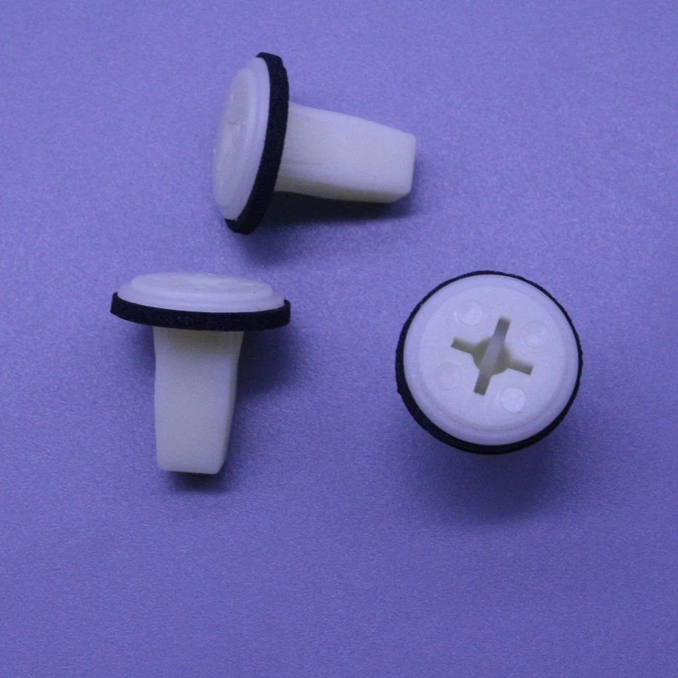 20 Pcs Bumper Nut Clip with Sealer For Hyundai Accent 1994–2017 Santa Fe 2000–12 - image 3 of 4