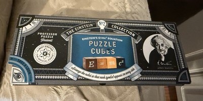 The Einstein Collection No. 2: E=mc² Equation Puzzle Cubes by Professor Puzzle.