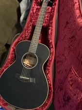 Taylor American Dream AD12e Grand Concert Ebony Black 6-String w/ Hard Case