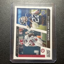 Three 2021 PANINI SCORE DERRICK HENRY COLLEGIATE CHAMPION INSERT #CC4