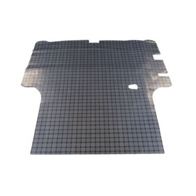 Trunk Floor Mat Cover for 1960-1962 Plymouth Valiant 2DR Vinyl Gray Herringbone