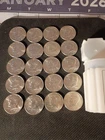 1969 Kennedy 40% Silver Half Dollars In Tube 20 Roll