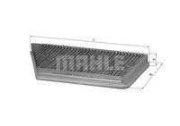 Mahle LAK 57 Innenraumfilter, Frischluftfilter, Pollenfilter FüR Peugeot 206+ (2