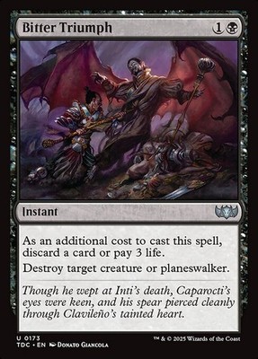 Bitter Triumph 173 U Normal TDC MTG NM