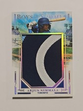 2025 Panini Boys of Summer -  Arjun Nimmala Patch  /25