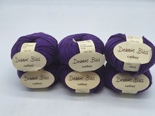 6 Balls Debbie Bliss Cathay Cotton/Silk Blend...