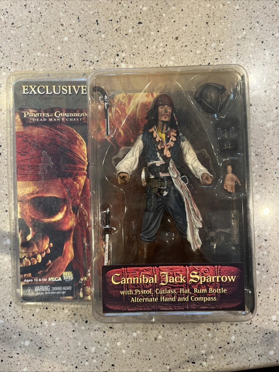 NECA Jack Sparrow Pirates of the Caribbean TV, Movie & Video Games