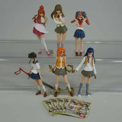 Bandai Gashapon HGIF Mai-HIME 6 Figures Set Anime Collectible Good Condition