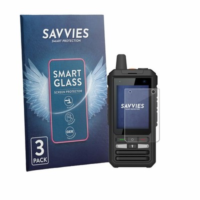 3x Savvies Schutzglas für Uniwa F80S Panzer Folie Glas klar