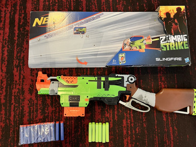 NERF N Strike Elite Zombie Strike SlingFire mit OVP und Darts