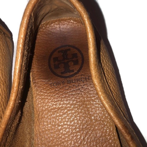 Tory Burch Kendrick Brown Leather Driving Moccasin Loafers Shoes Womens Size 9 - Picture 7 of 11