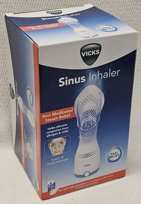 Vicks Personal Sinus Steam Inhaler with Soft Face Mask & VapoPad BN NIB NIP