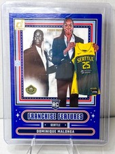 2025 WNBA Donruss DOMINIQUE MALONGA Blue Press Proof Franchise Features Seattle