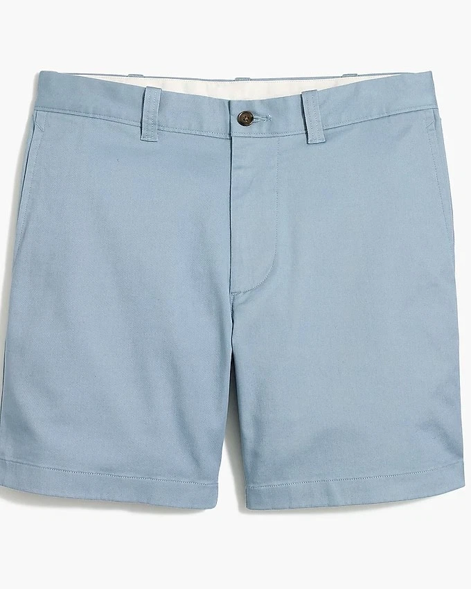 NWT! Men's J.CREW Blue OR Rose 7" Flex Chino Shorts Sz 31 32 34
