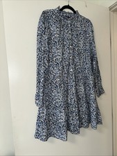 Gap Blue And White Floral Dress XL
