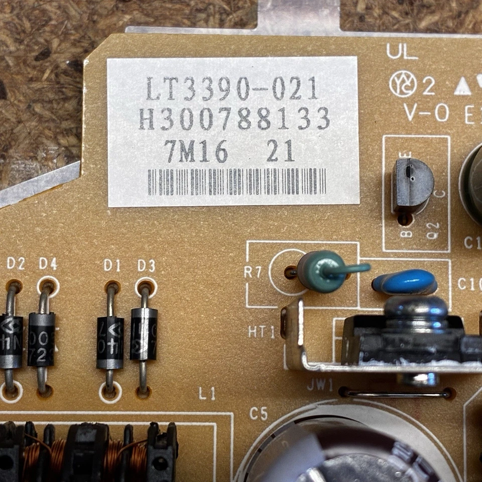 220V Power Supply Board B57U152-2 LT3390-021 FOR BROTHER MFC-J2320 MFC-J4620DW - Image 2 of 3
