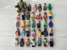 Lego Bulk Minifigure Lot OF 10 100% Genuine Lego Figures Great Condition! LOOK!!