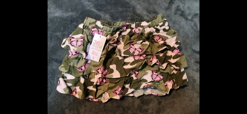 Granimals 365 Kids Camouflage Butterfly Skirt