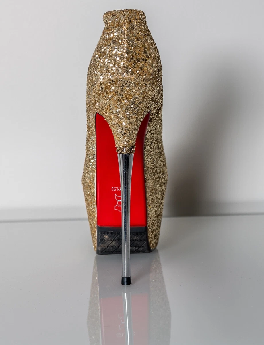 Red bottom sparkly shoes deals