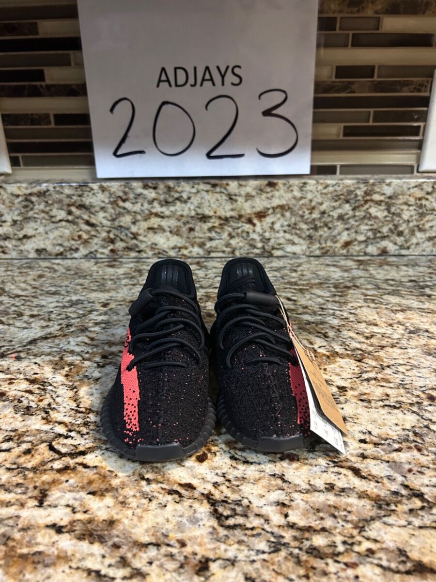 silke Modregning sektor ADIDAS YEEZY BOOST 350 V2 (BRED) BLACK/RED | eBay