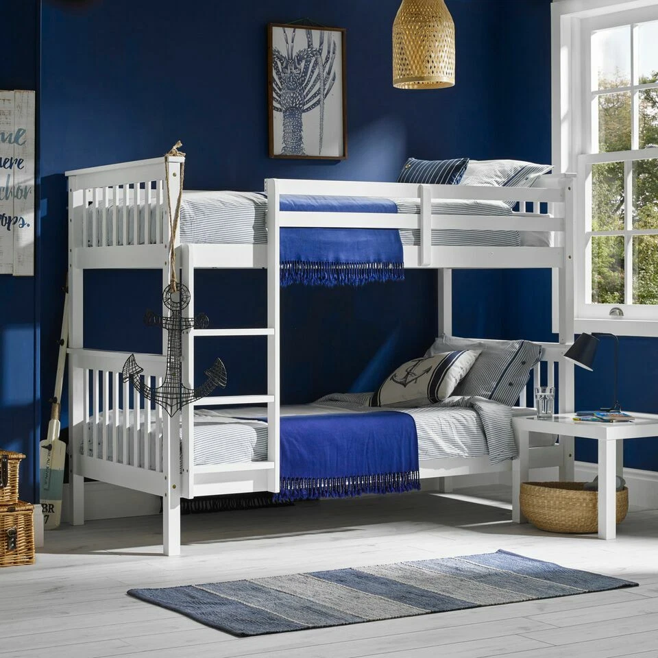 White bunk best sale beds that separate