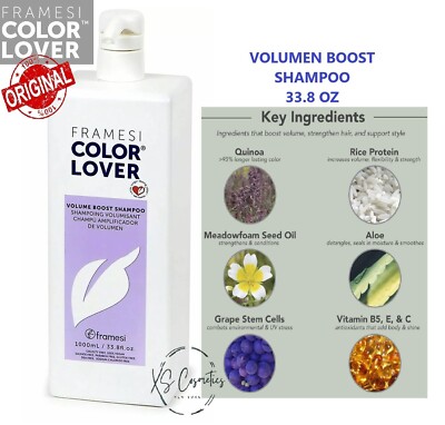 Framesi Color Lover Volume Boost Shampoo 33.8 oz NEW