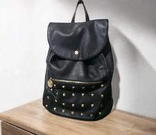 Deux Lux Faux Leather Draw String Backpack 16" X 13" X 6"